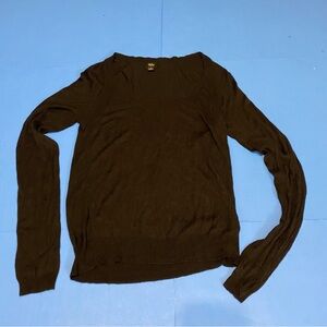 Mossimo Supply Co. Classic Black Long Sleeve Top